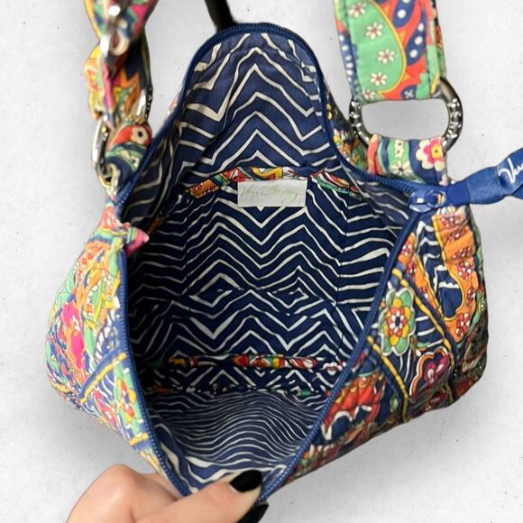 Vera Bradley Retired Venetian Paisley Pattern Crossbody Hipster Bag - Picture 3 of 10